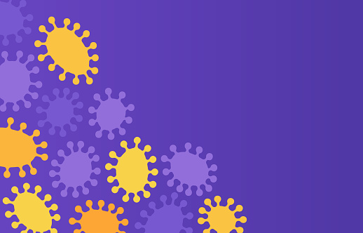 Monkeypox virus disease pathogen viral disease background illustration.