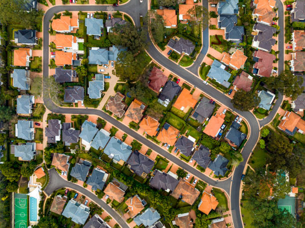 istock Sydney Suburb overhead perspective roof tops 1411898749
