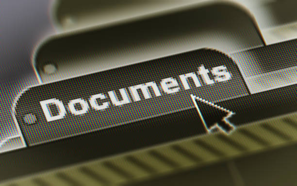 los documentos - filing cabinet archives computer mouse file fotografías e imágenes de stock