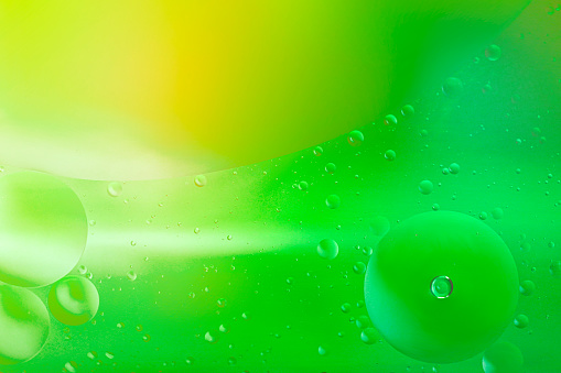 Green oil background