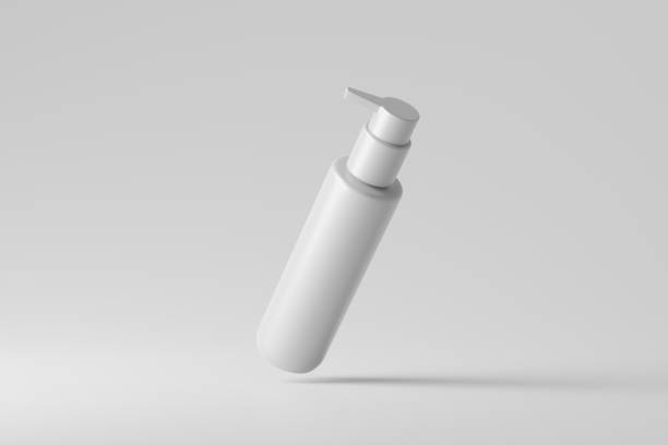 istock Slim Plastic Cosmetic Bottle Mockup 1411914989