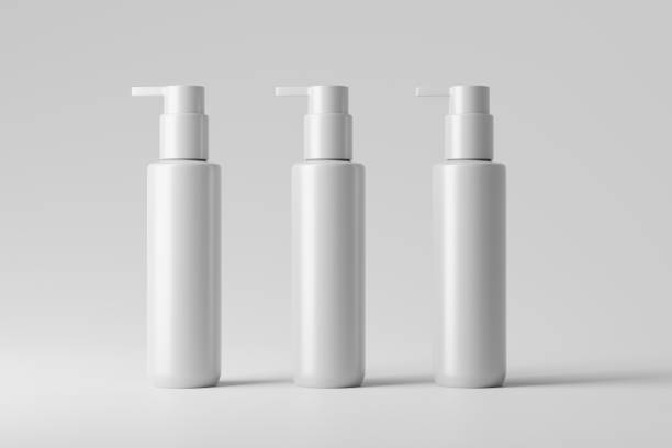 istock Slim Plastic Cosmetic Bottle Mockup 1411914994