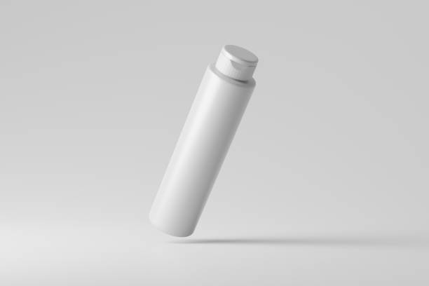 istock Slim Plastic Cosmetic Bottle Mockup 1411915008
