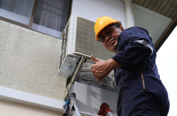 istock Service technician or Service Engineer in safety suit doing onsite service at home , Home service concept 1411918240