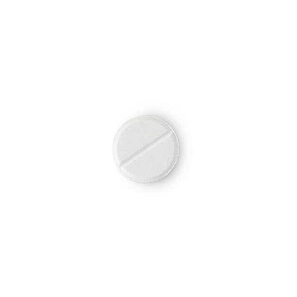 istock Medical pill isolated on white background with clipping path 1411922798
