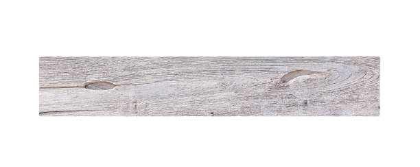 istock Plank wood sign frame in rectangle patterns isolated on white background , clipping path 1411941751