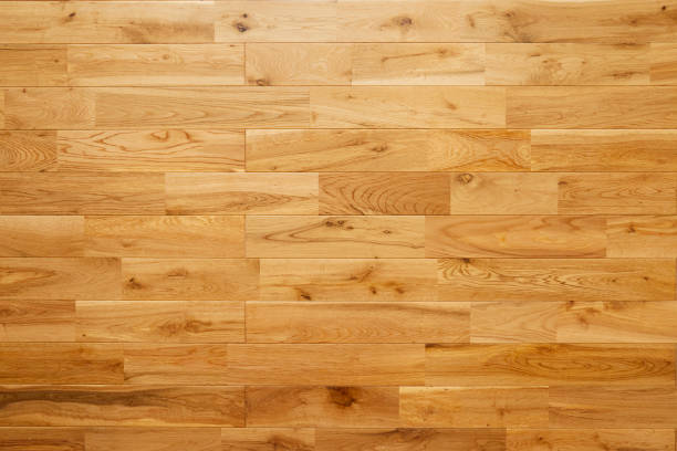 bella pavimentazione in nuova casa - hardwood floor foto e immagini stock
