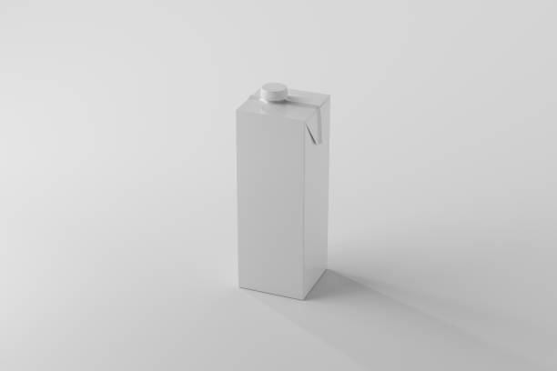 istock Milk Carton Box Mockup 1411947679