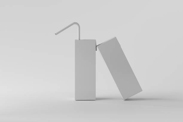 istock Milk Carton Box Mockup 1411947716