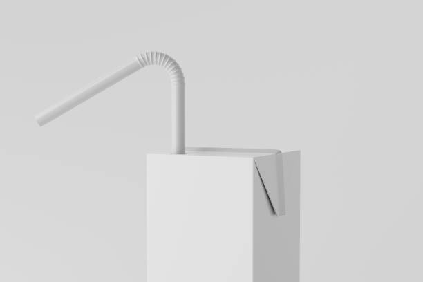 istock Milk Carton Box Mockup 1411947718
