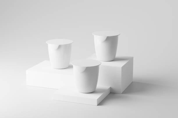 istock Yogurt or Ice Cream Cup Mockup 1411947891