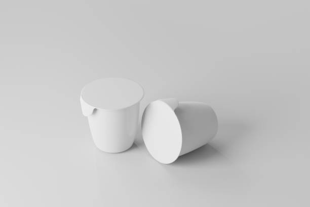 istock Yogurt or Ice Cream Cup Mockup 1411947903