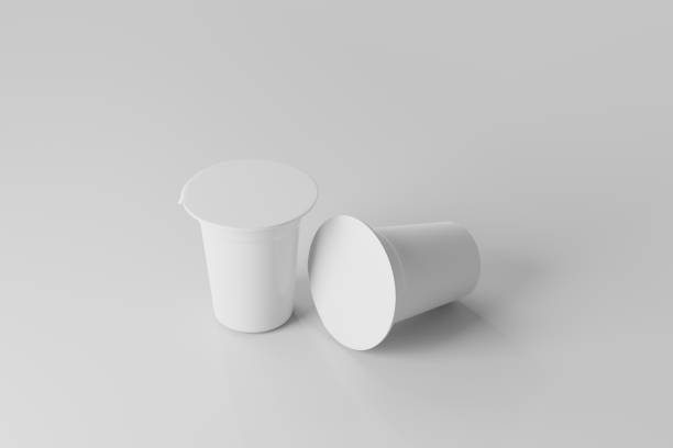 istock Yogurt or Ice Cream Cup Mockup 1411948090
