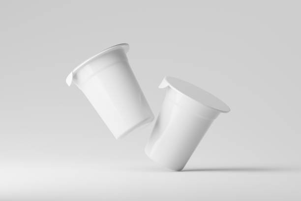 istock Yogurt or Ice Cream Cup Mockup 1411948097