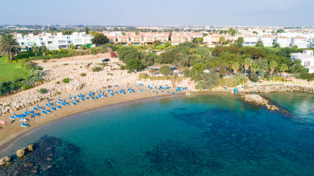 istock Aerial Sirena beach, Protaras, Cyprus 1411952793