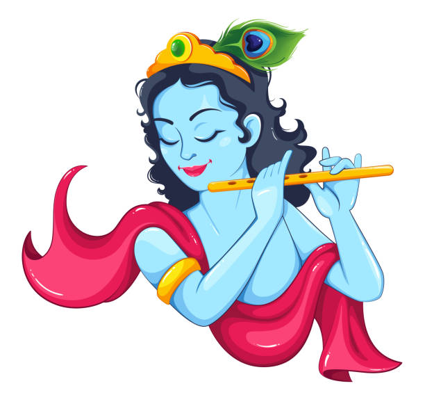 Cartoon Of Lord Krishna Illustrations, Royalty-Free Vector Graphics & Clip  Art - iStock