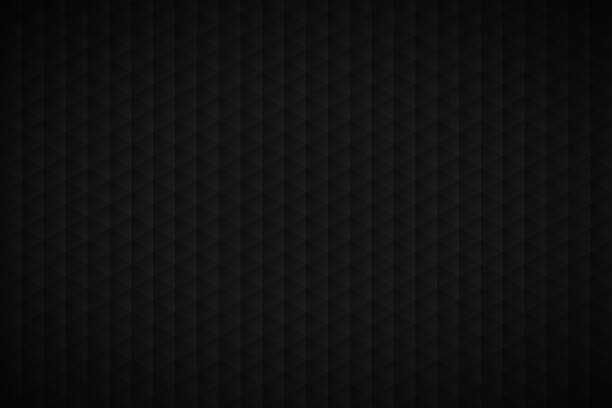 Abstract black background - Geometric texture Modern and trendy abstract background. Geometric texture with seamless patterns for your design (colors used: black, gray). Vector Illustration (EPS10, well layered and grouped), wide format (3:2). Easy to edit, manipulate, resize or colorize. black triangle pattern stock illustrations