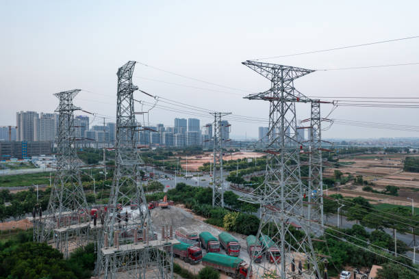 istock urban transmission tower 1411963637