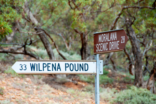 istock Wilpena Pound Sign 1411968353