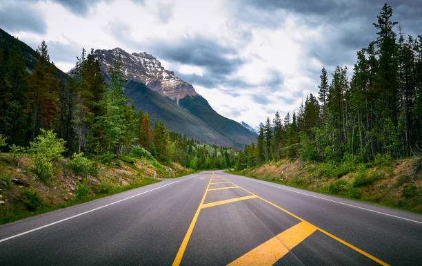 istock Beautiful mountain landscape. Mount Kerkeslin. Icefields Parkway - highway between Banff and Jasper. Canadian Rockies. Jasper National Park. Alberta. Canada 1411981311