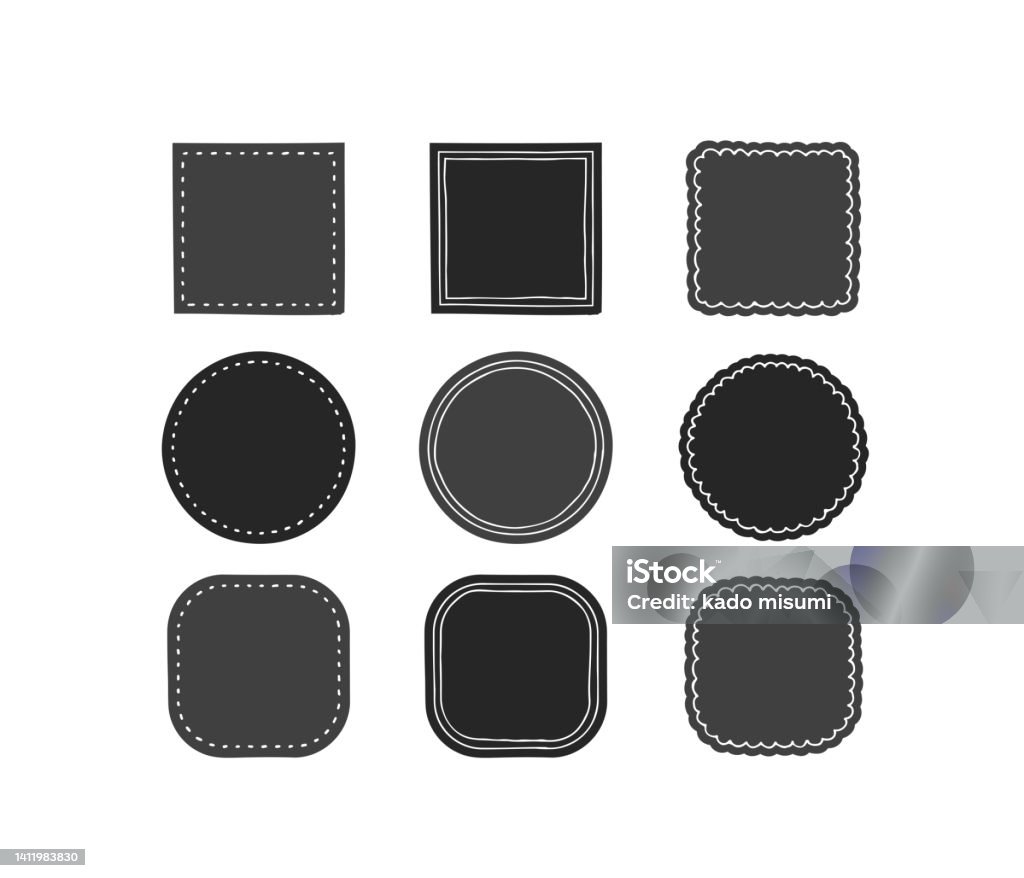 Free Hand Line Frame Handwritten Simple Line Frameset Stock Illustration - Download Image ...
