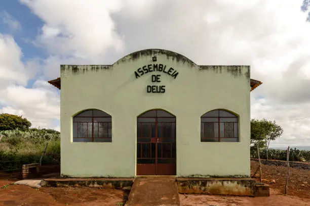 church in the city of Iraquara, State of Bahia, Brazil