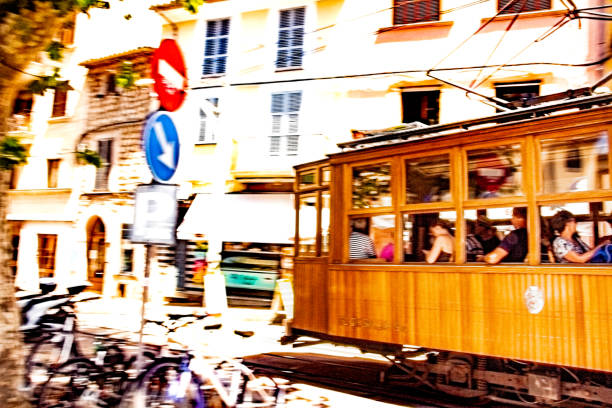 istock brown wooden truth train in sweep on blurred background 1411987895