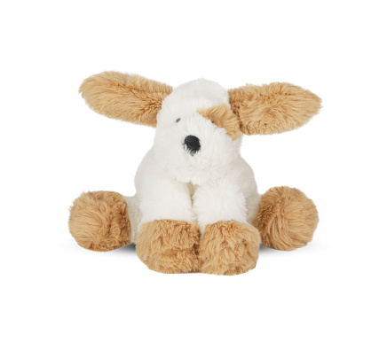 dog doll isolated on white background with clipping path