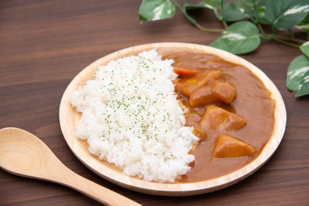 istock Japanese classic dish curry rice 1411992029