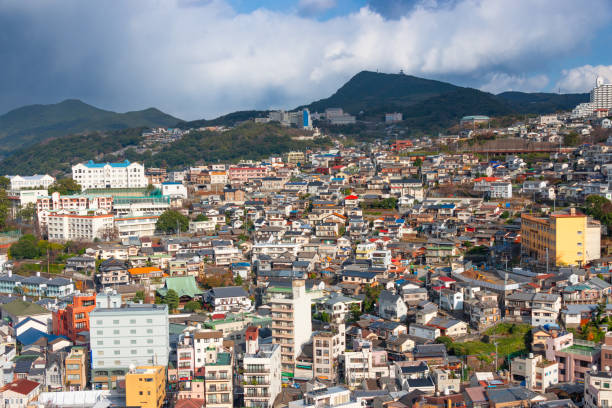 istock Nagasaki, Japan Downtown Skyline Over the Bay 1411992385