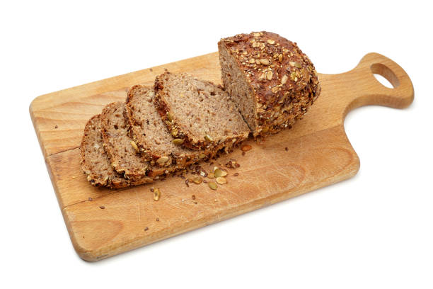 brown bread, loaf of bread, vegetarian foot, single object, foot and drink, healthy eating, freshness