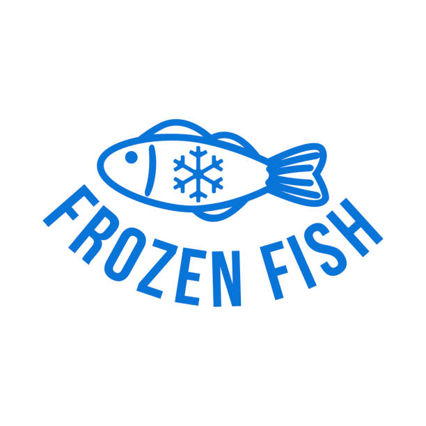 Sticker Frozen Fish 100+ Keep Refrigerated Label Stock Illustrations, Royalty-Free Vector ...