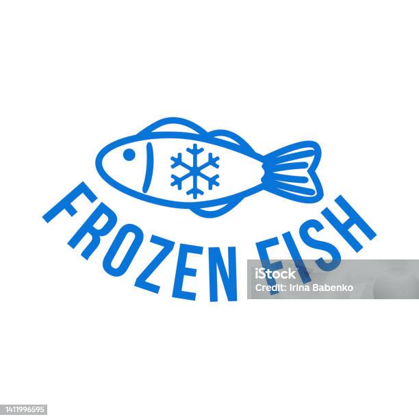 Frozen Fish Sign Frozen Fish Logo Stock Illustration - Download Image Now - Airtight ...