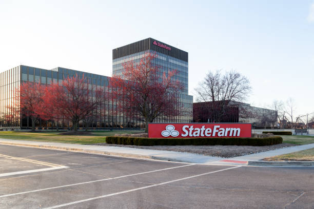 State Farm corporate headquarters in Bloomington, Illinois, USA. stock photo