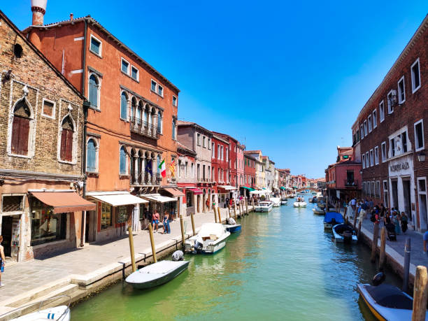 istock Fondamenta dei Vetrai, Murano island, Venice, Italy 1412013401