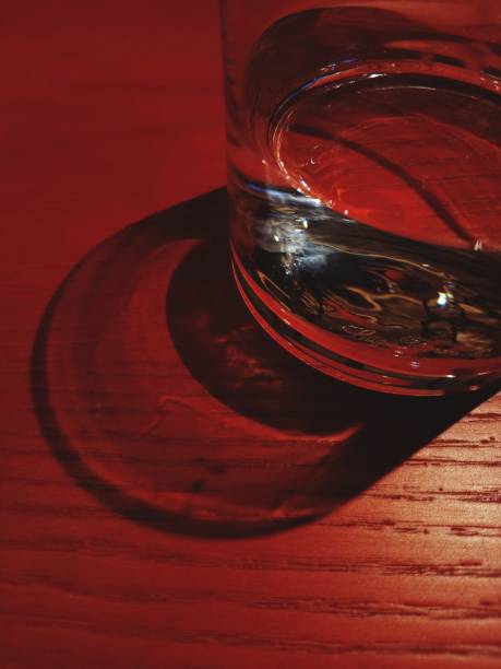 Glass on the table