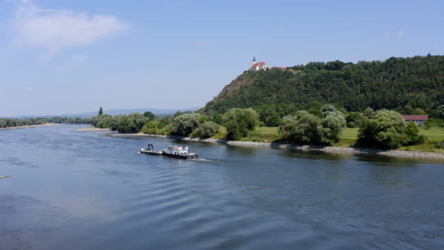 Bogenberg Mountain and Danube River in Lower Bavaria