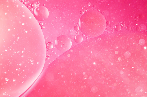 Majestic pink bubble background