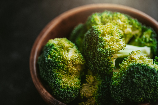 Fresh broccoli close-up