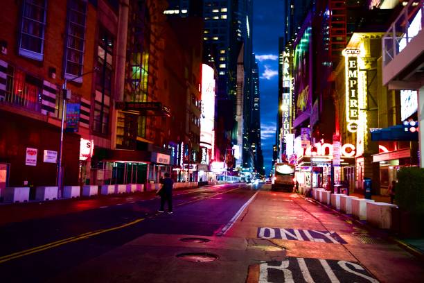 istock 42nd Street Empty at Dawn 1412035432