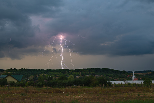 Lightning above Ft. Worth skyline