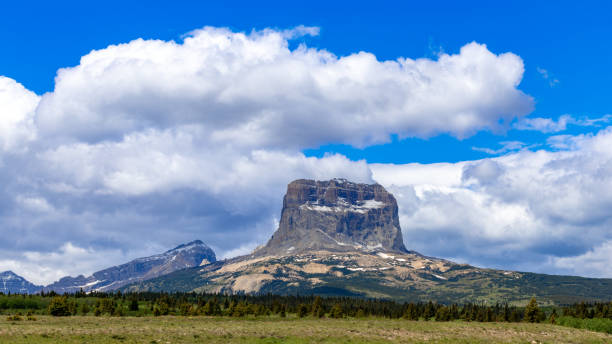 istock Chief Mountain near Canada and Glacier national park 1412038083