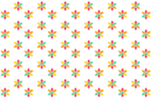 floral pattern with the pastel tones fruit jelly