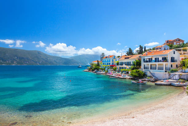 istock Fiskardo village, Kefalonia island, Greece 1412045128