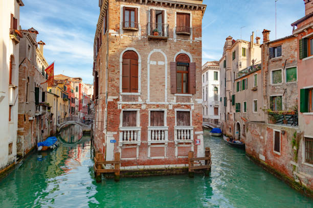 Venice canal and buildings, Italy
