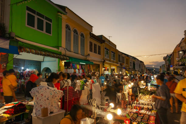 istock Phuket Walking Street night market in Phuket 1412045143