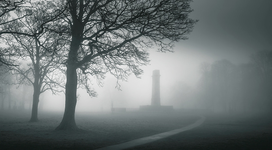 A moody morning in Rickerby Park, City of Carlisle.