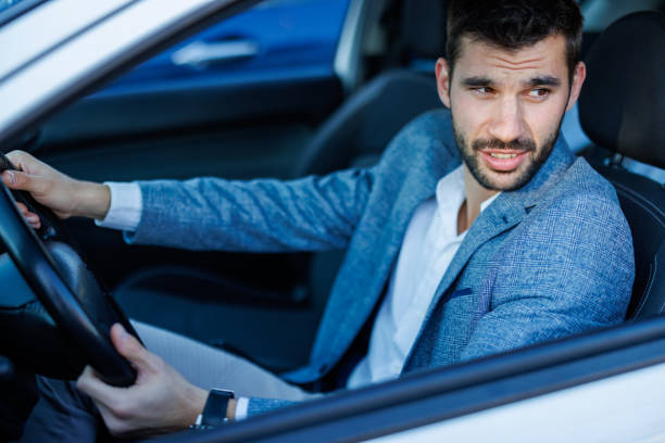 istock Hope I don't get stuck in traffic 1412050940