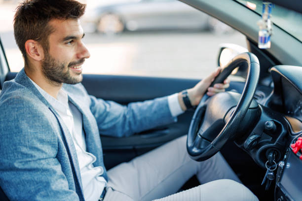 istock Driving to work always cheers me up 1412050945