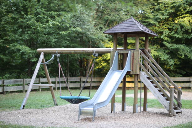 istock Children playground in europe, 1412053440